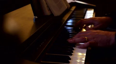 Piano practice is over Stock Footage 41582564