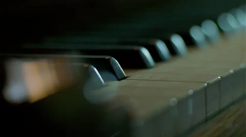 Piano Rack Focus Stock Footage 45911231