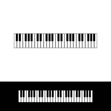 Piano vector ilustration Stock Illustration