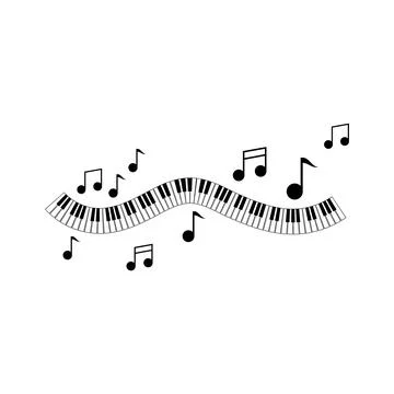 Piano vector ilustration 스톡 일러스트