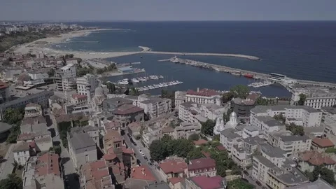 Piata Ovidiu Constanta Stock Footage 140186853