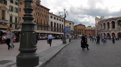 Piazza Bra 動画素材 33843697