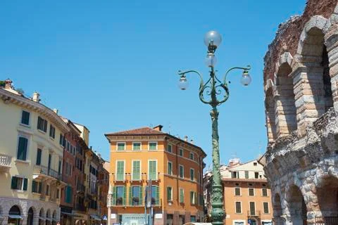 Piazza Bra Stock Photos