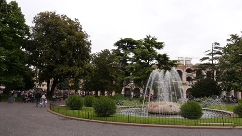 Piazza Brà, Verona Stock Footage 75255641