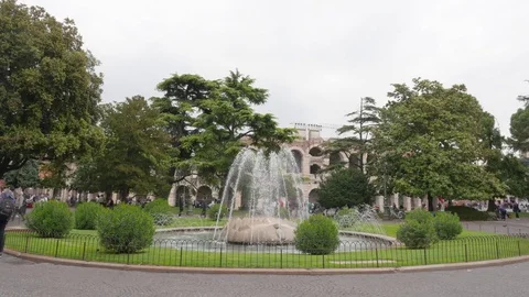 Piazza Brà, Verona Stock Footage 75261957