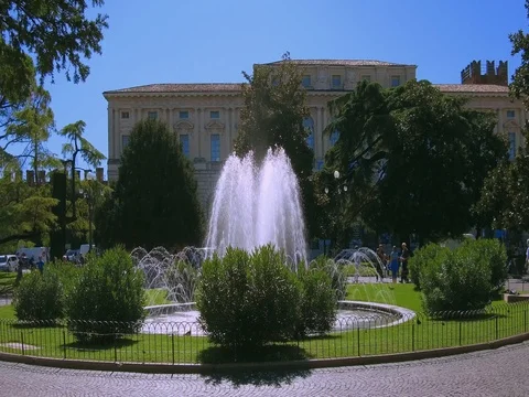 Piazza Bra, Verona Stock Footage 80723130