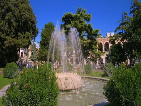 Piazza Bra, Verona Stock Footage 80723167