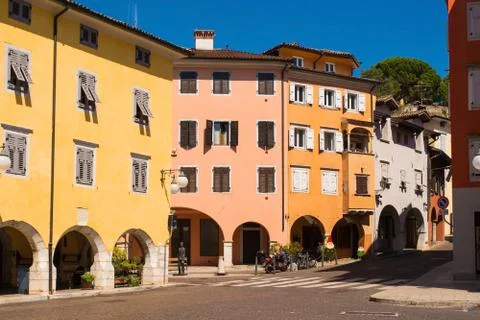 Piazza Cavour in Gorizia Foto stock