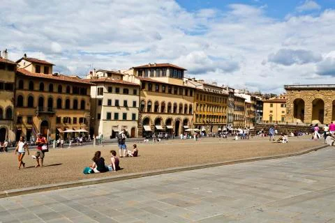 Piazza de Pitti Stock Photos