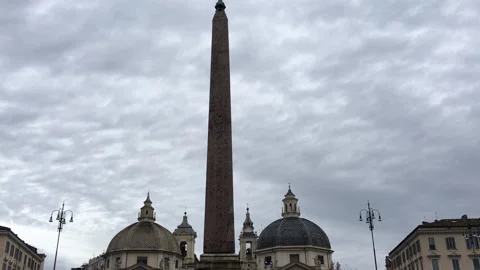 Piazza de Popolo Stockbeeldmateriaal 200789371