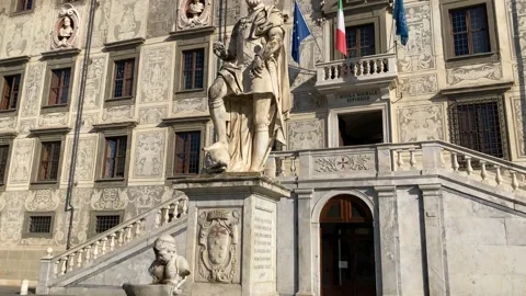 Piazza dei Cavalieri, Pisa 스톡 동영상 168634131
