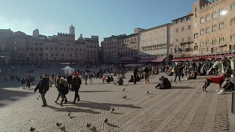 Piazza del Campo in 4k Video stock 102160169