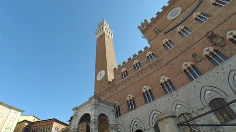 Piazza Del Campo Gavinone timelapse Stock Footage 56299553