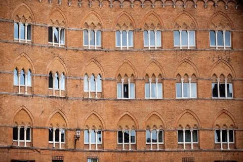 Piazza del Campo in Siena Stock Photos