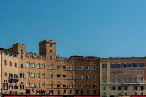 Piazza del Campo in Siena Stock Photos