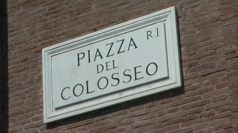 Piazza del Colosseo Stock Footage 524376