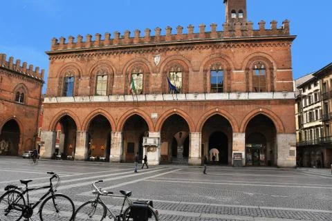 Piazza del Comune, Cremona Stock Photos