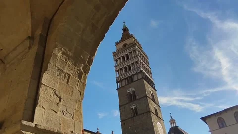 Piazza del Duomo, Filming Location of The Medici, Pistoia (14 Sept 2026) Stock-Footage 345449174
