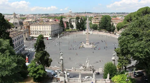 Piazza del Popolo Stock Footage 39822881
