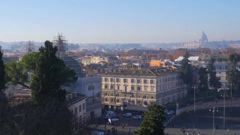 Piazza del Popolo Vídeos de archivo 77192344