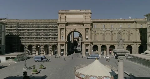 Piazza della Repubblica Firenze Stock Footage 148165804