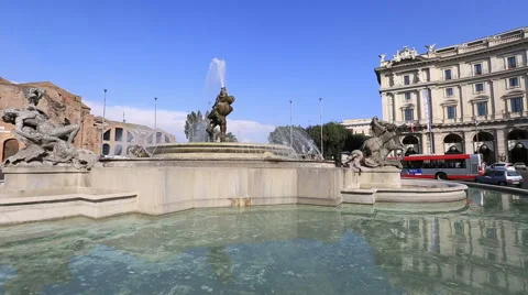 Piazza della Repubblica Stock Footage 53257187