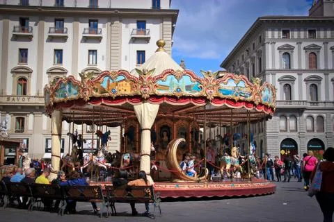 Piazza della Repubblica Stock Photos