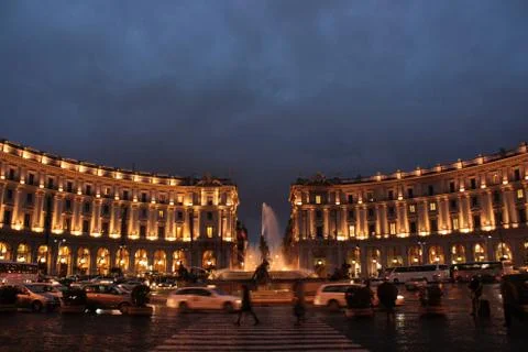 Piazza della Repubblica Fotos Stock