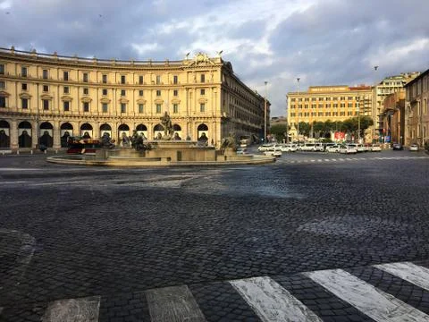 Piazza della Republica Stock Photos
