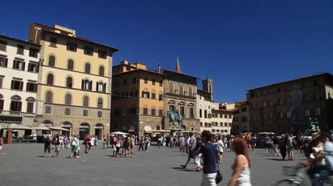 Piazza della Signoria Stock Footage 38216552