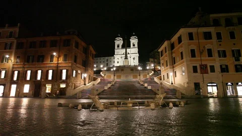 Piazza di Spagna 4906 Stock Footage 88745394