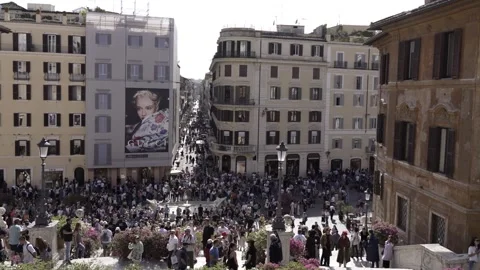 Piazza di Spagna Video stock 309524328