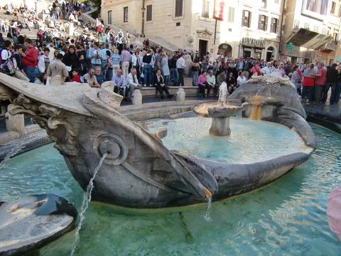 Piazza di Spagna Stock Photos