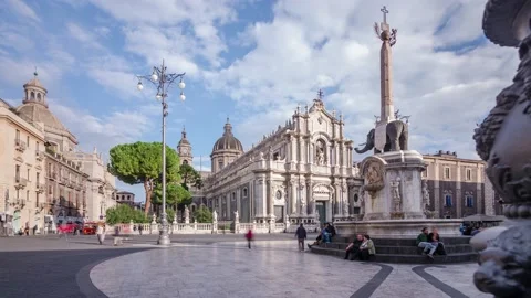 Piazza Duomo Stock Footage 163855266