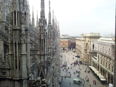 Piazza duomo Stock Photos