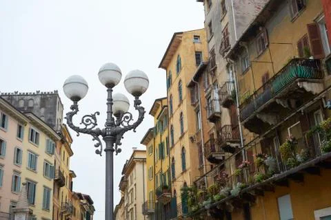 Piazza Erbe Stock Photos