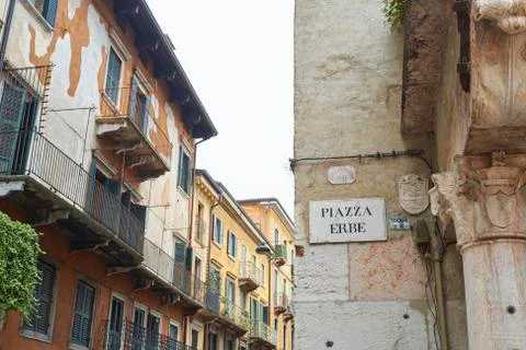 Piazza Erbe Stock Photos