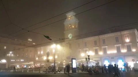Piazza Giuseppe Garibaldi historical Architecture landmark in Parma Italy Stockbeeldmateriaal 292461707