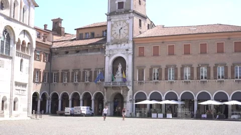 Piazza Grande Modena Stock Footage 284618339