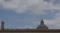 Piazza Maggiore architecture Bologna old town tourism attraction Italy emblem HD Footage