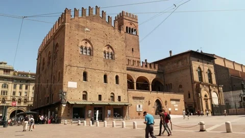 Piazza Maggiore, Bologna Stock Footage 155647659