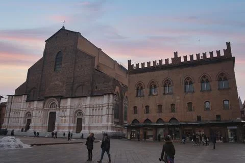 Piazza Maggiore Stock Photos