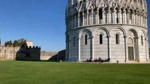 Piazza Miracoli, Pisa Stockbeeldmateriaal 168635714