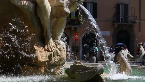 Piazza Navona Stock Footage 75333904