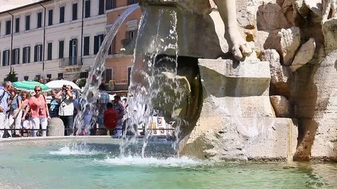 Piazza Navona Stock Footage 75334055
