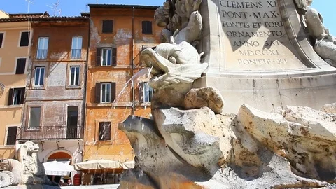 Piazza Navona Stock Footage 75334141