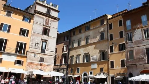 Piazza Navona Stock Footage 75334299
