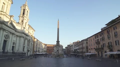 Piazza Navona Video stock 85263136