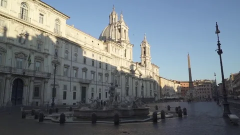 Piazza Navona Stock Footage 85263177