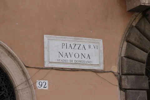 Piazza Navona Stock Photos